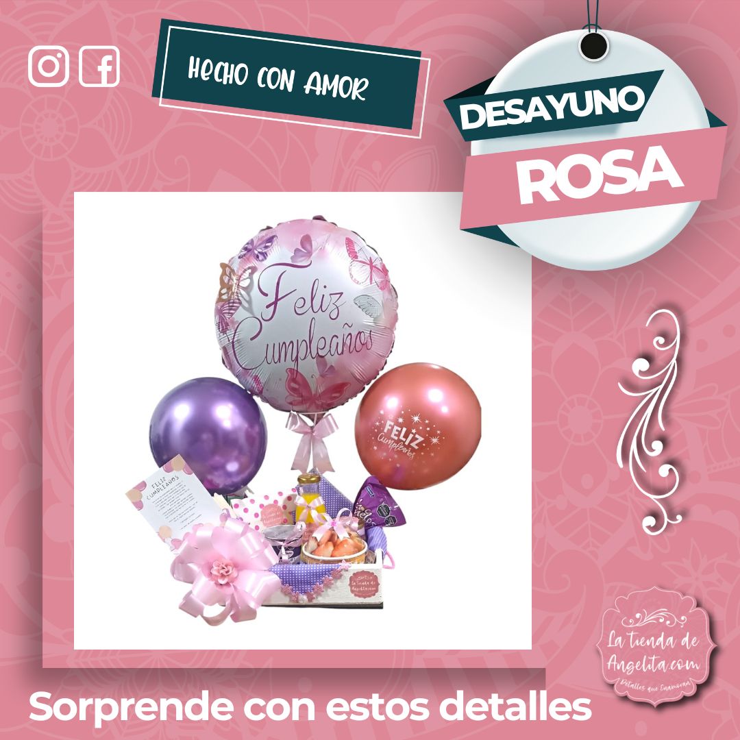 Desayuno Rosa ✨
