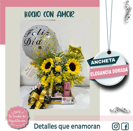 Ancheta Elegancia Dorada ✨